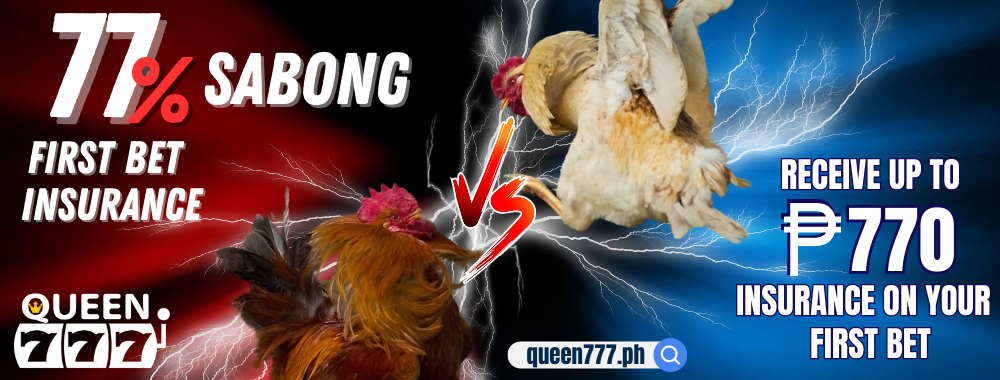 Queen777  Sabong First Bet Insurance 77%